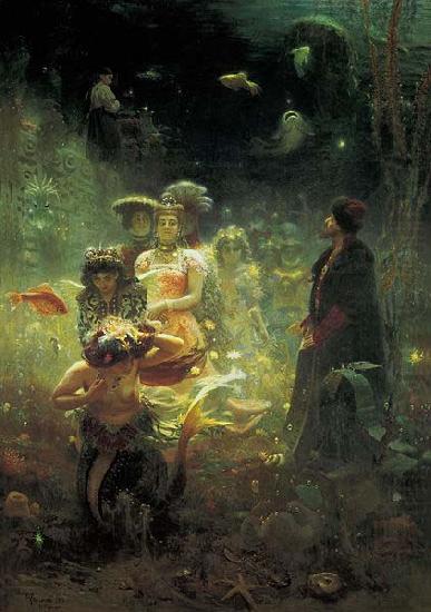 Ilya Repin Sadko in the Underwater Kingdom, china oil painting image
